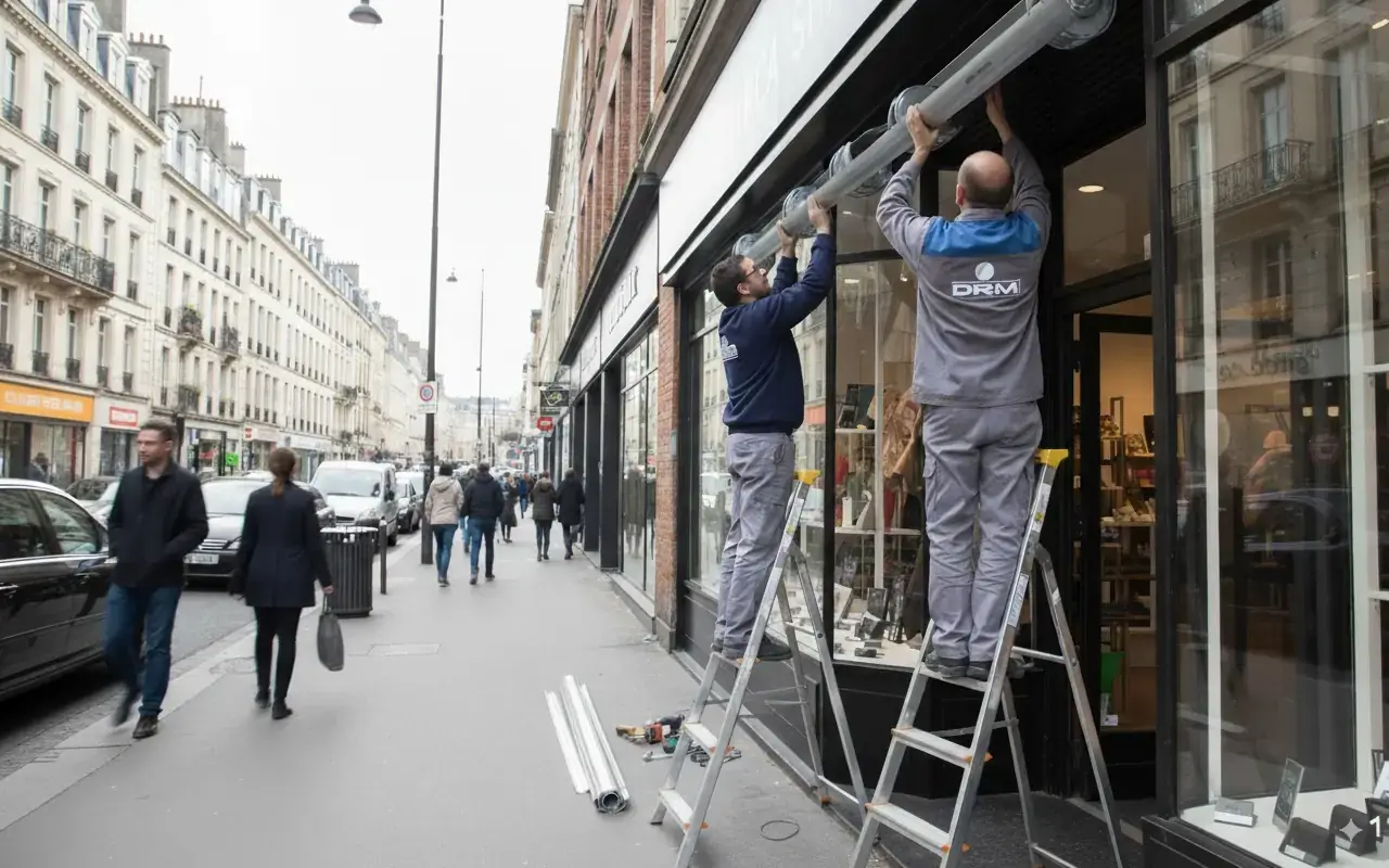 Installation rideau métallique Béziers